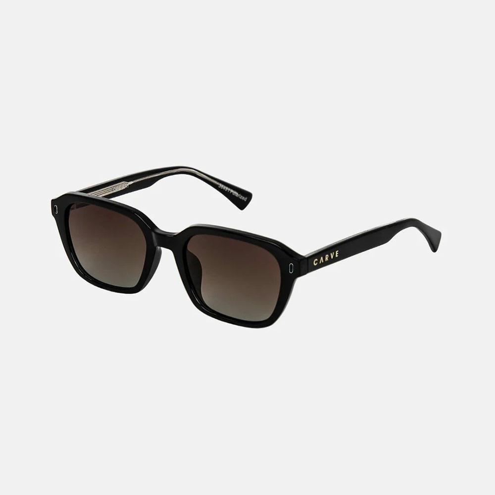 Carve Del Ray - Gloss Black Frame With Brown Gradient Polarized Lens Sunglasses
