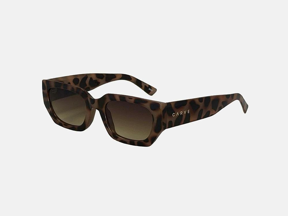 Carve Vinca - Gloss Creamy Tort Frame With Gradient Brown Lens Sunglasses