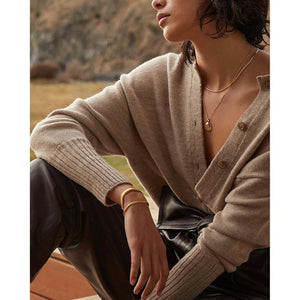 Kirstin Ash Molten Double Necklace Gold