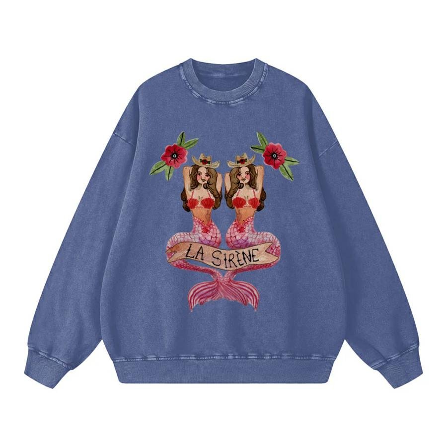 Maku Mermaid La Sirene Crew Neck