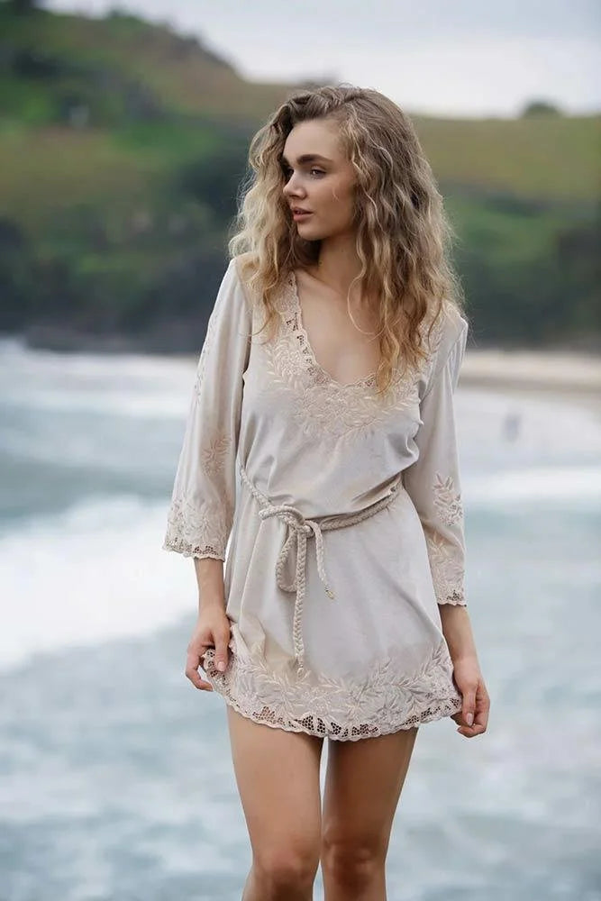 Marlo the Label Hendrix Tunic - Cream