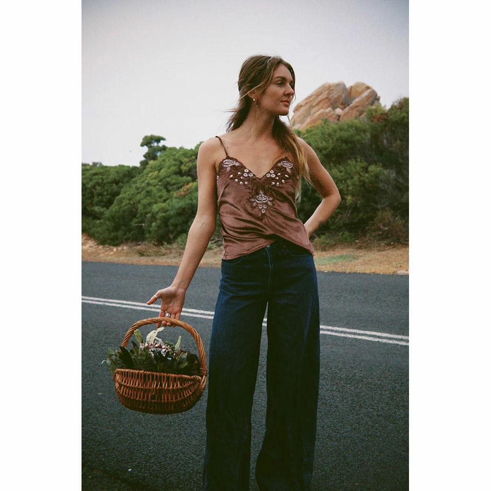 Marlo the Label Hendrix Cami - Brown