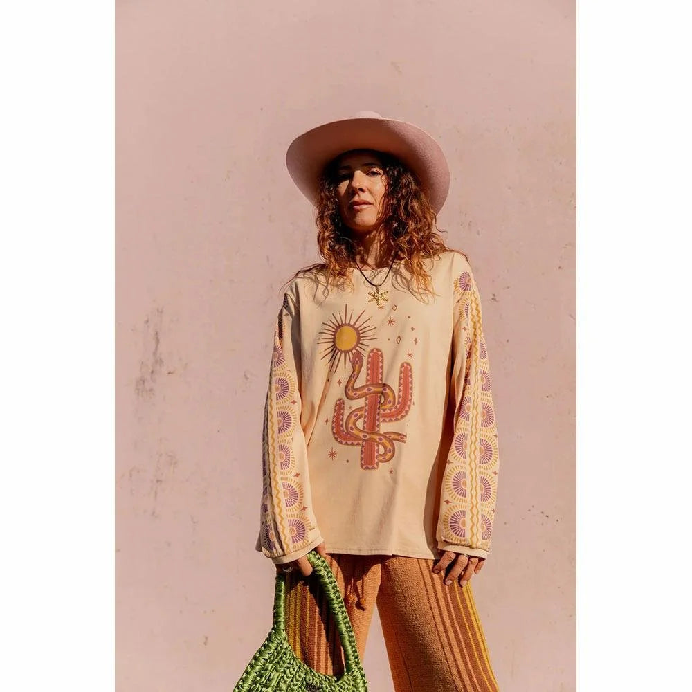 Nine Lives Bazaar Soul Woman Long Sleeve Tee
