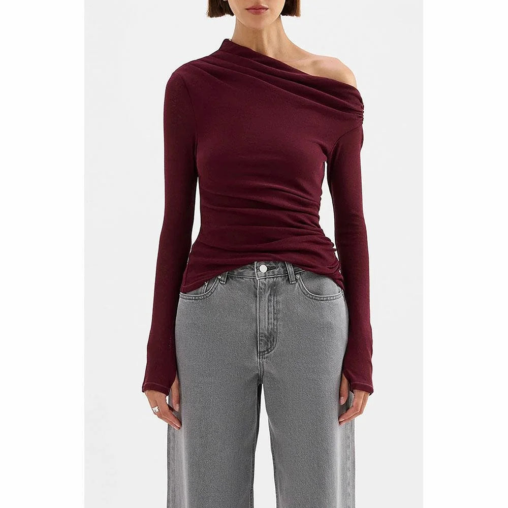 Nude Lucy Rue Mesh Long Sleeve Top