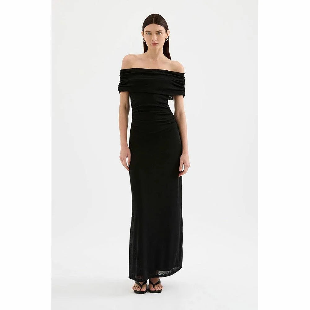 Nude Lucy Rue Mesh Maxi Dress