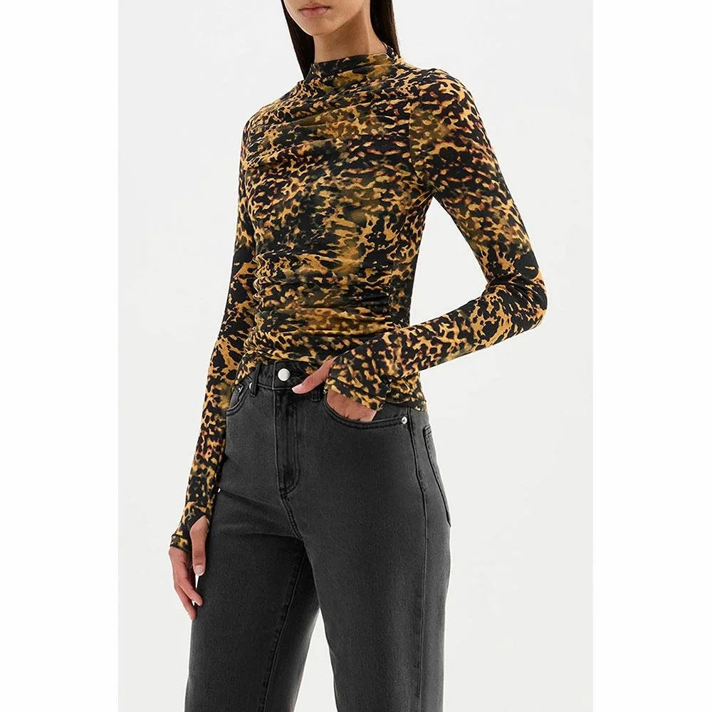 Nude Lucy Tora Mesh Long Sleeve Top