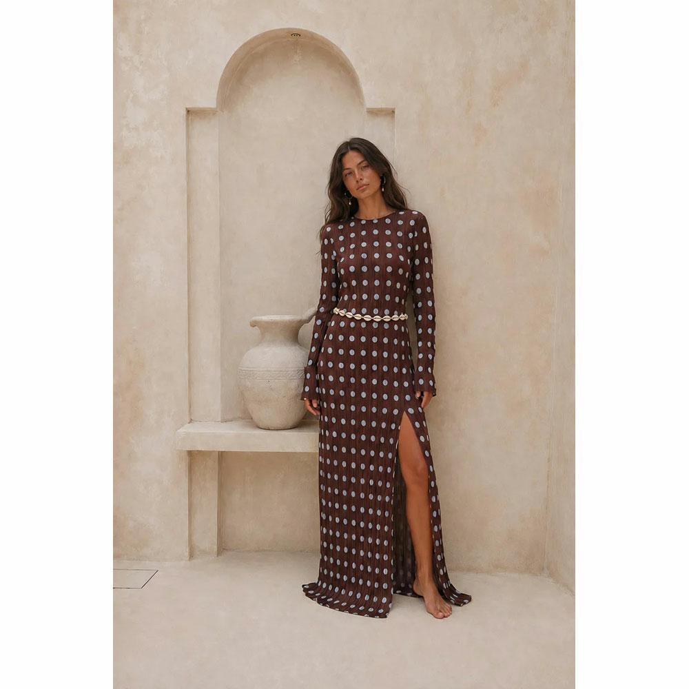 Palm Collective Isla Dot Maxi Dress