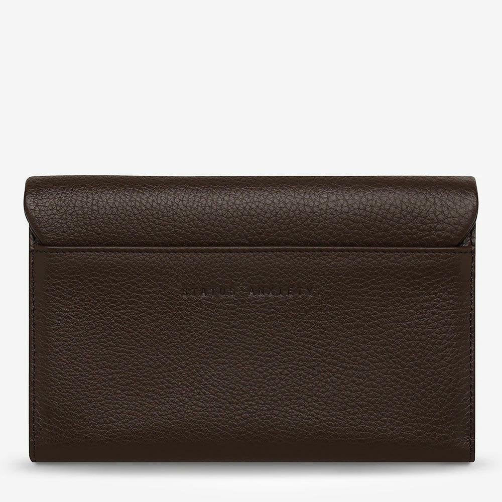 Status Anxiety Remnant Wallet - Cocoa