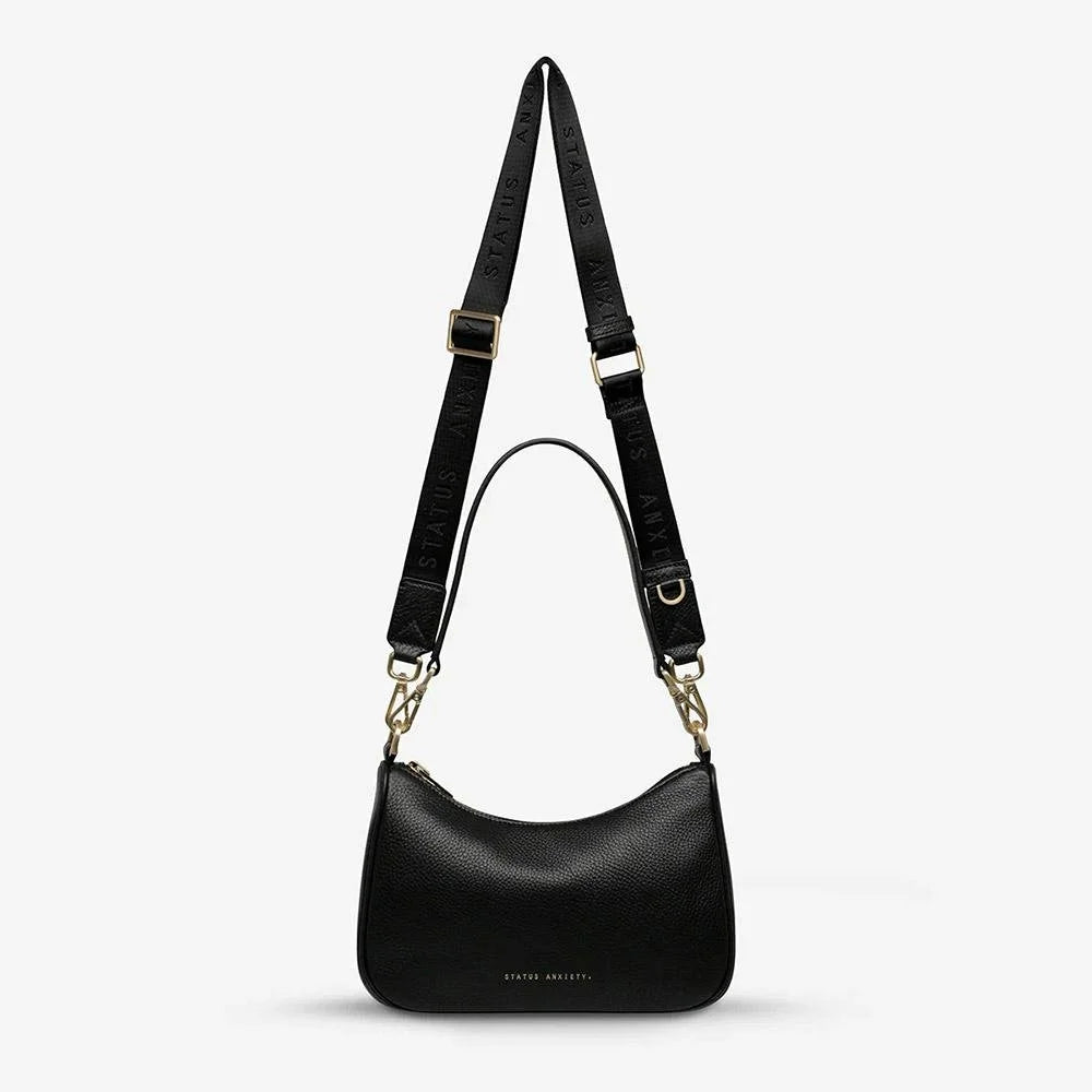 Status Anxiety Look Both Ways Bag - Black and Gold