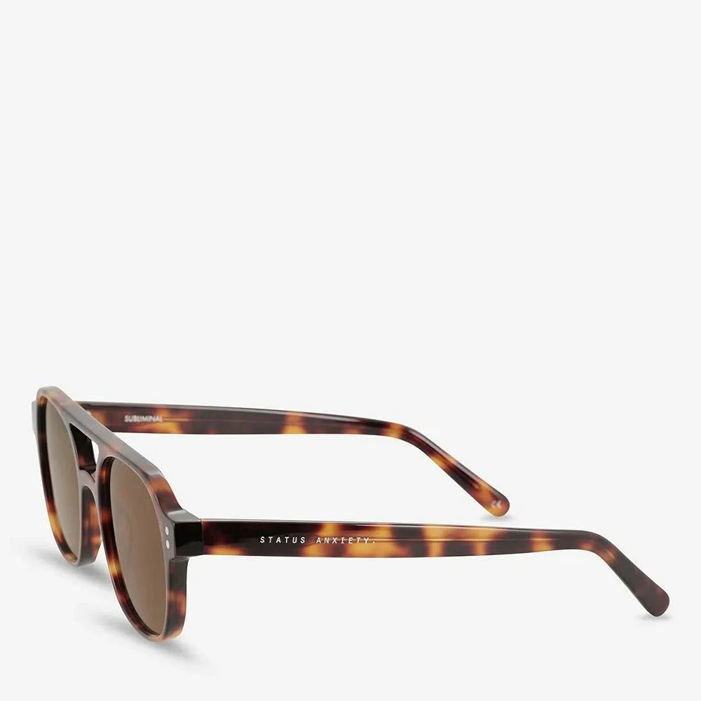 Status Anxiety Subliminal Sunglass - Brown Tort
