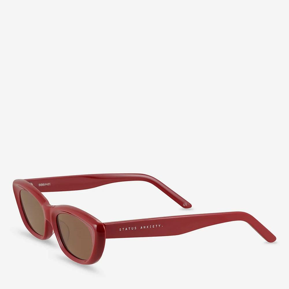 Status Anxiety Sidelines Sunglasses - Cherry