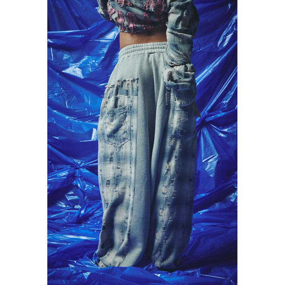 Sabbi Check Mate Wide Leg Trackies