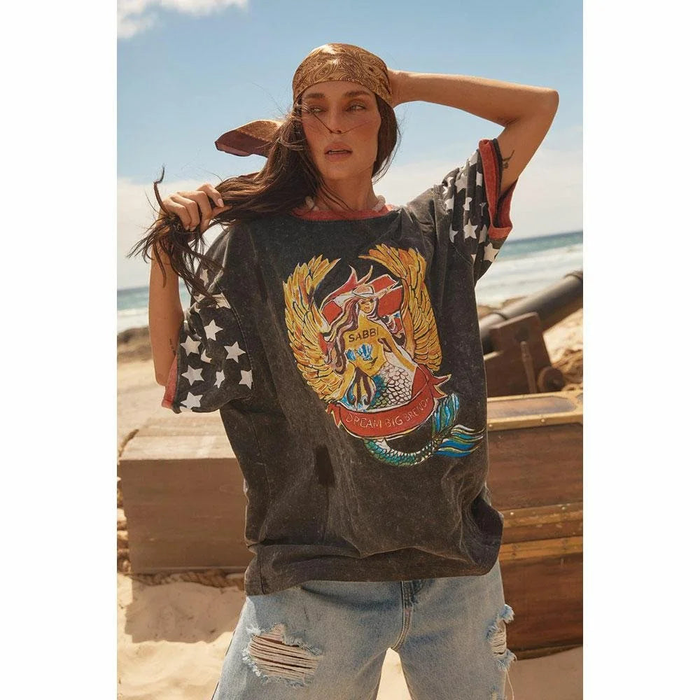 Sabbi Very Oversized Vintage Dream Big Brenda Tee