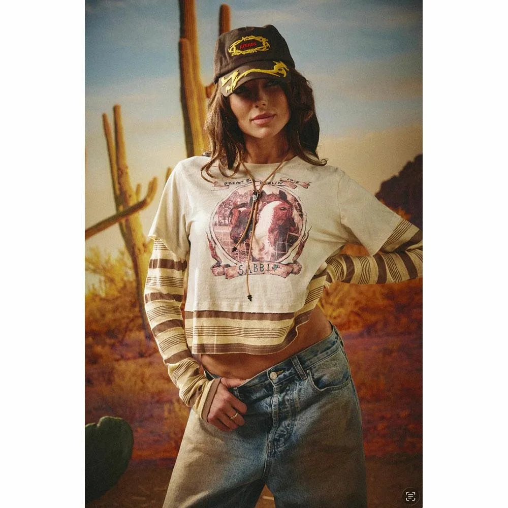 Sabbi Mane Character Energy Long Sleeve Tee