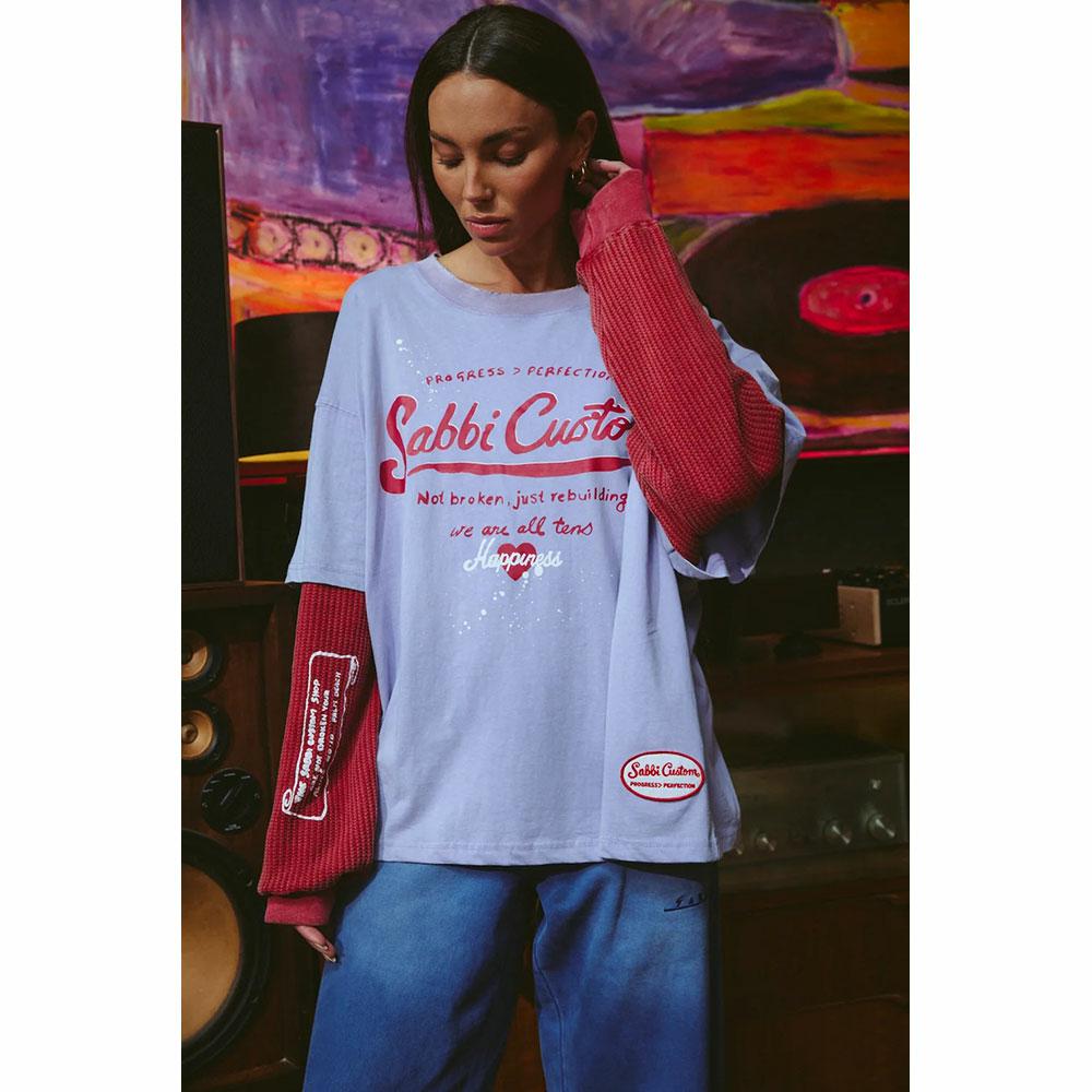 The LS Sabbi Custom Tee - Lilac