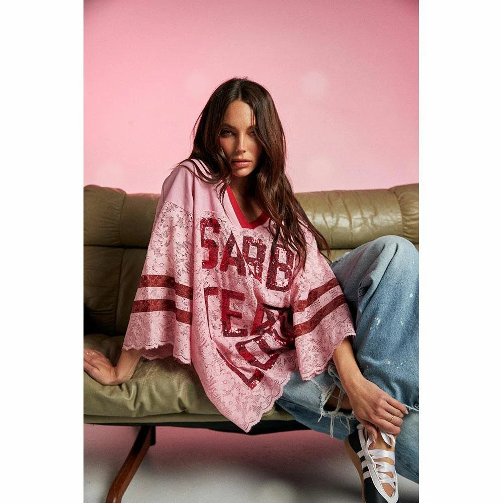 Sabbi Lace Varsity Jersey