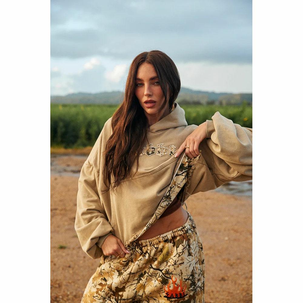 Sabbi Trees Company Crop Hoodie