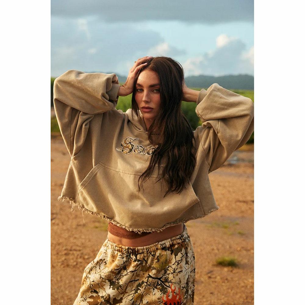 Sabbi Trees Company Crop Hoodie