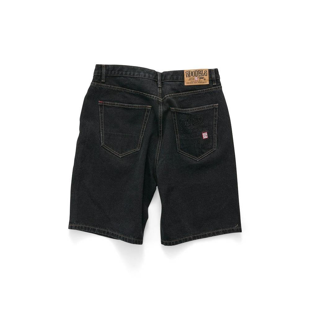 S/Double Embroidered 5 Pocket Short