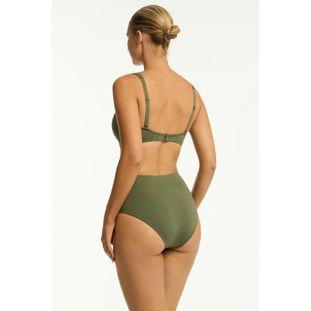 Sea Level Australia Eco Essentials Cross Front Multifit Bra
