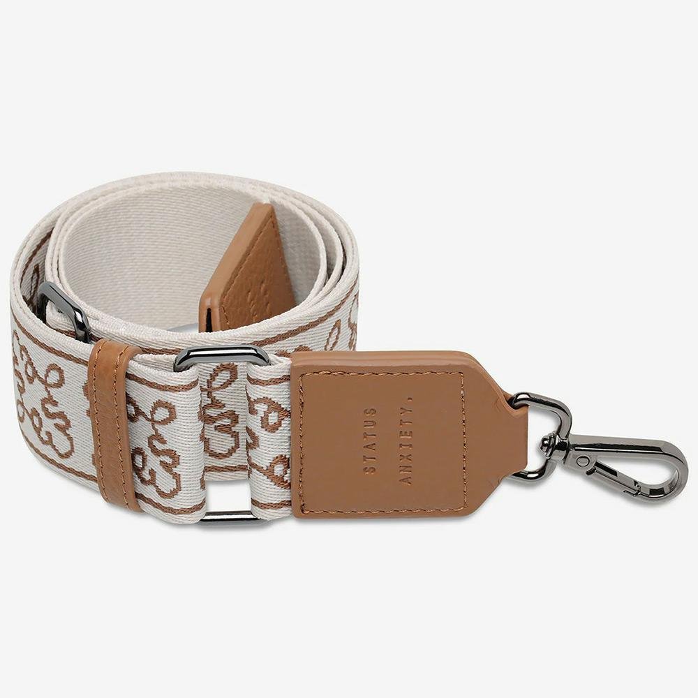 Status Anxiety Jacquard Medium Strap - Camel