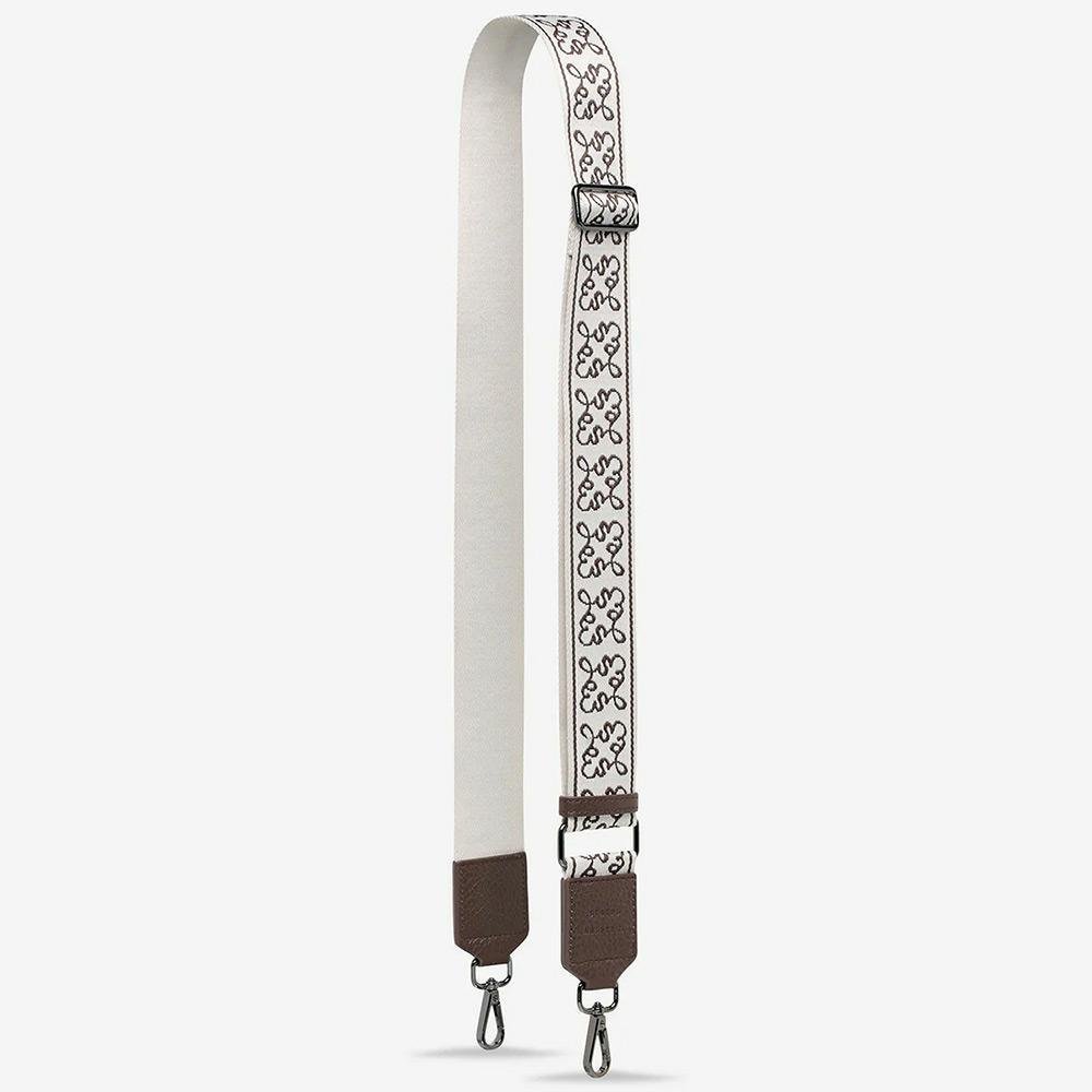 Status Anxiety Jacquard Medium Strap - Cocoa