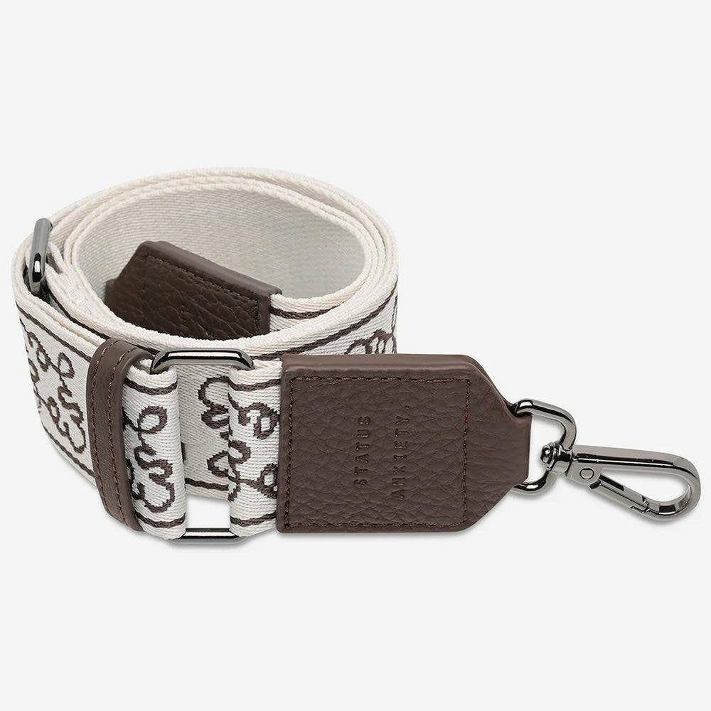 Status Anxiety Jacquard Medium Strap - Cocoa