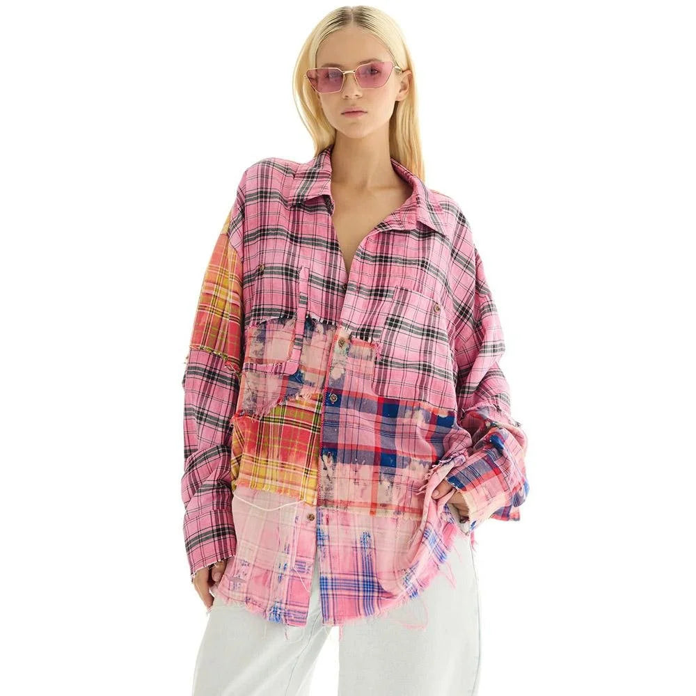 The Tales Reworked and Destroyed Check Shirt