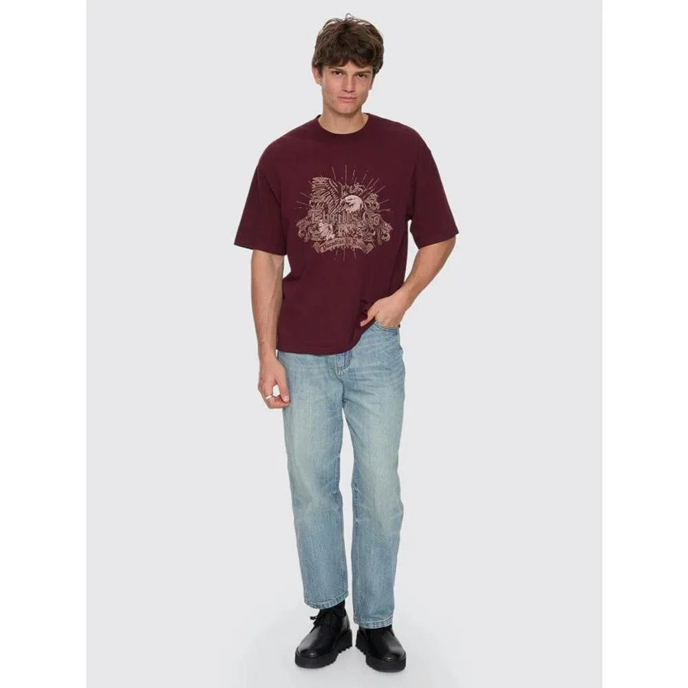 Thrills Deep In The Heart Of Byron Box Fit Oversize Cropped Tee