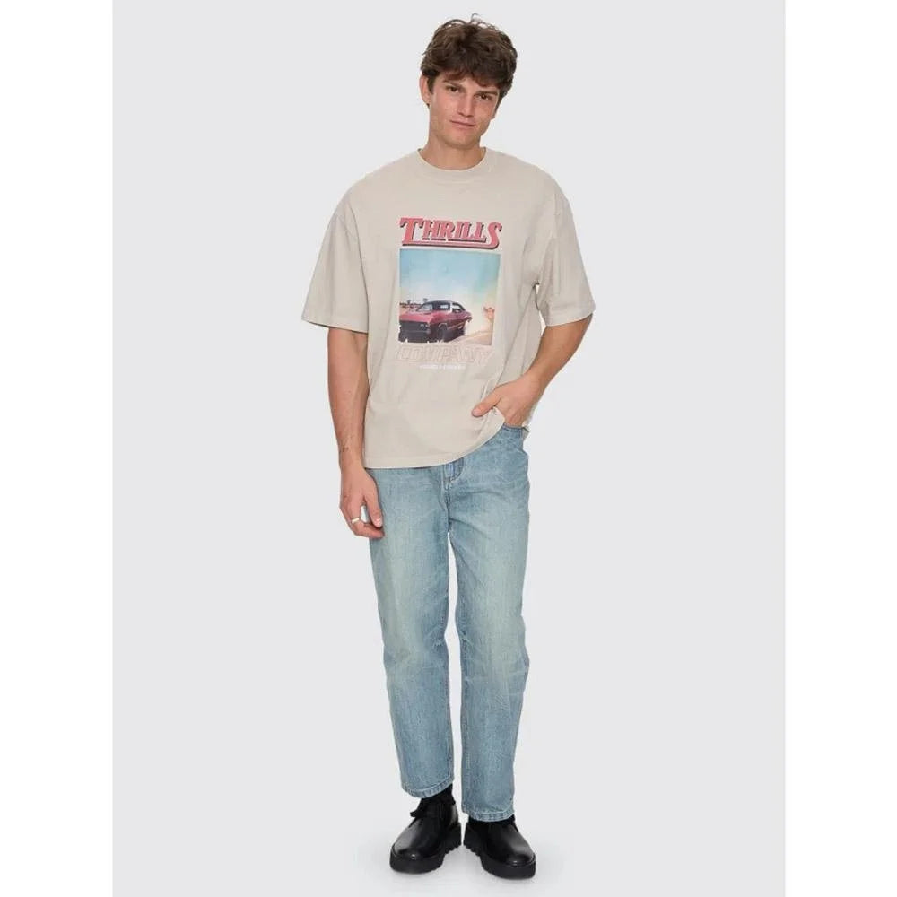 Thrills Skerrt Boxy Oversize Crop Tee
