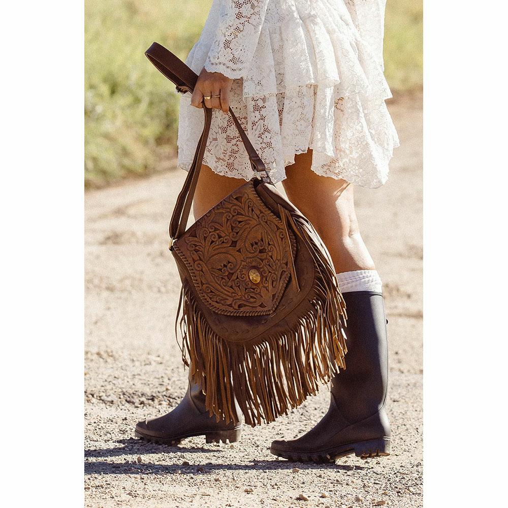 Tropical Dream Sienna Festival Leather Bag