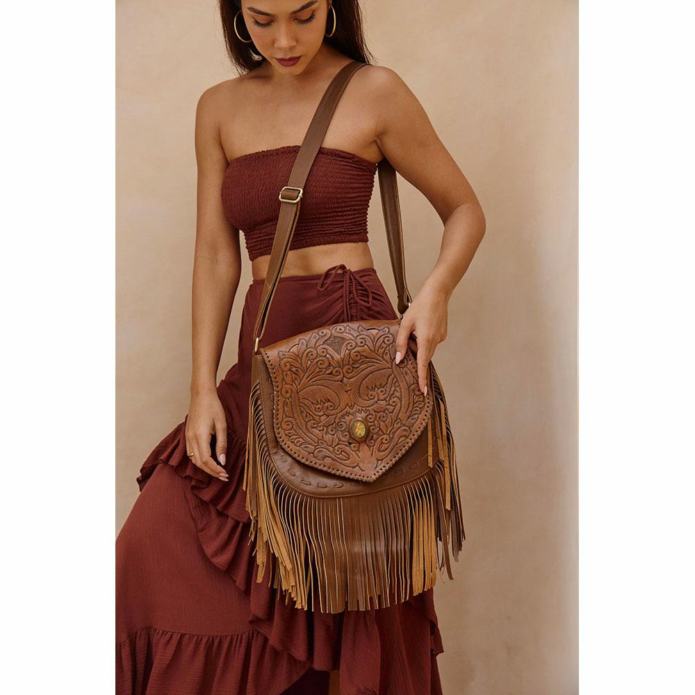 Tropical Dream Sienna Festival Leather Bag