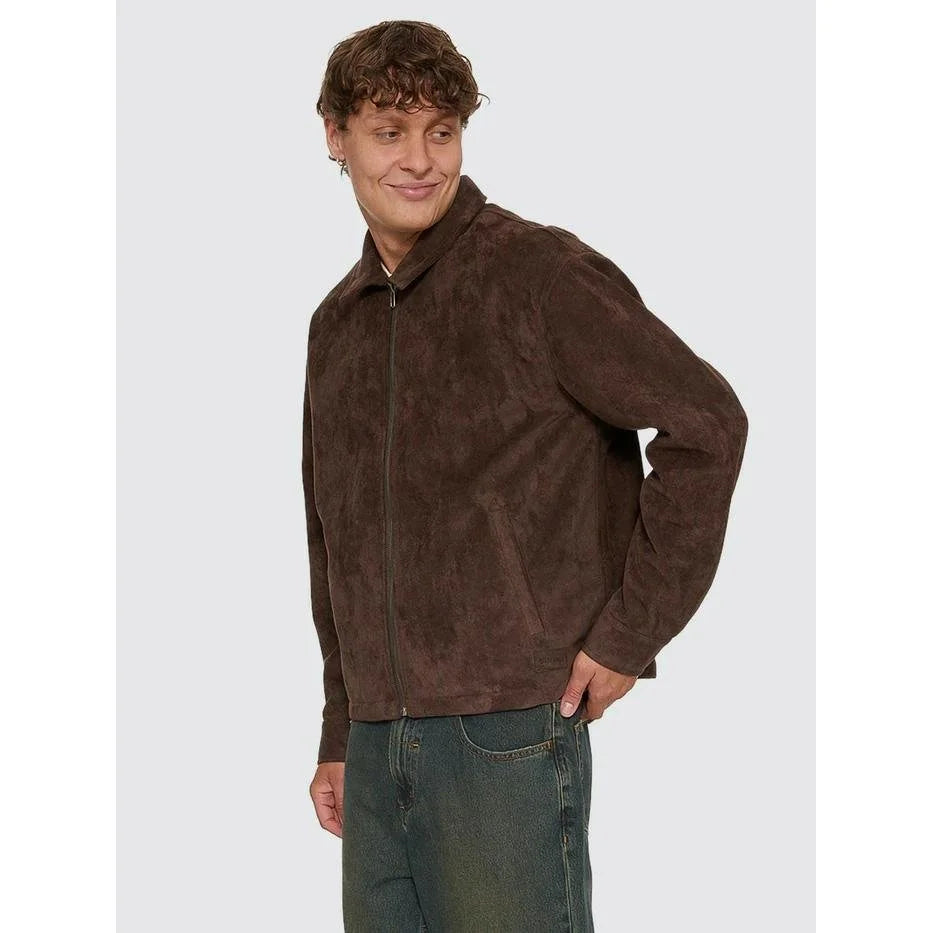Thrills Don't Bother Me Suede Work Jacket