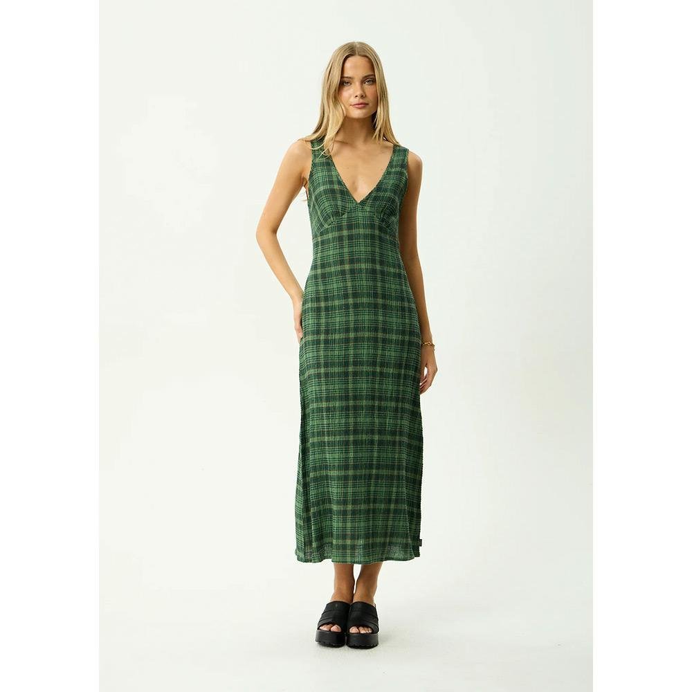 Afends Lonnie Seersucker Maxi Dress