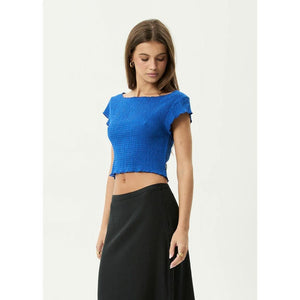 Afends Marina Seeksucker Top