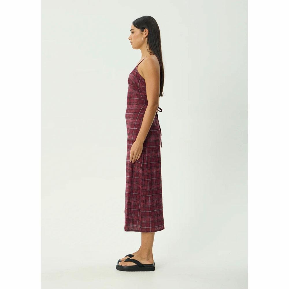 Afends Eboni Rumi Seersucker Check Dress