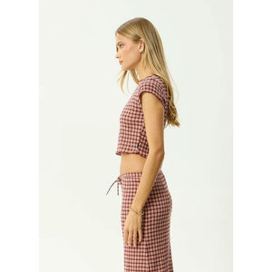 Afends Capricorn Seersucker Top