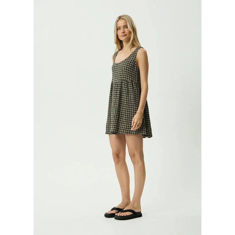 Afends Jesse Seersucker Mini Dress