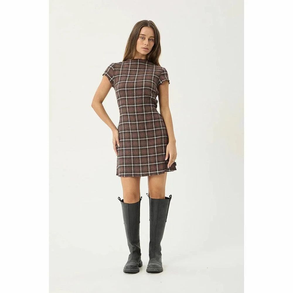 Afends Elodie Seersucker Mini Dress