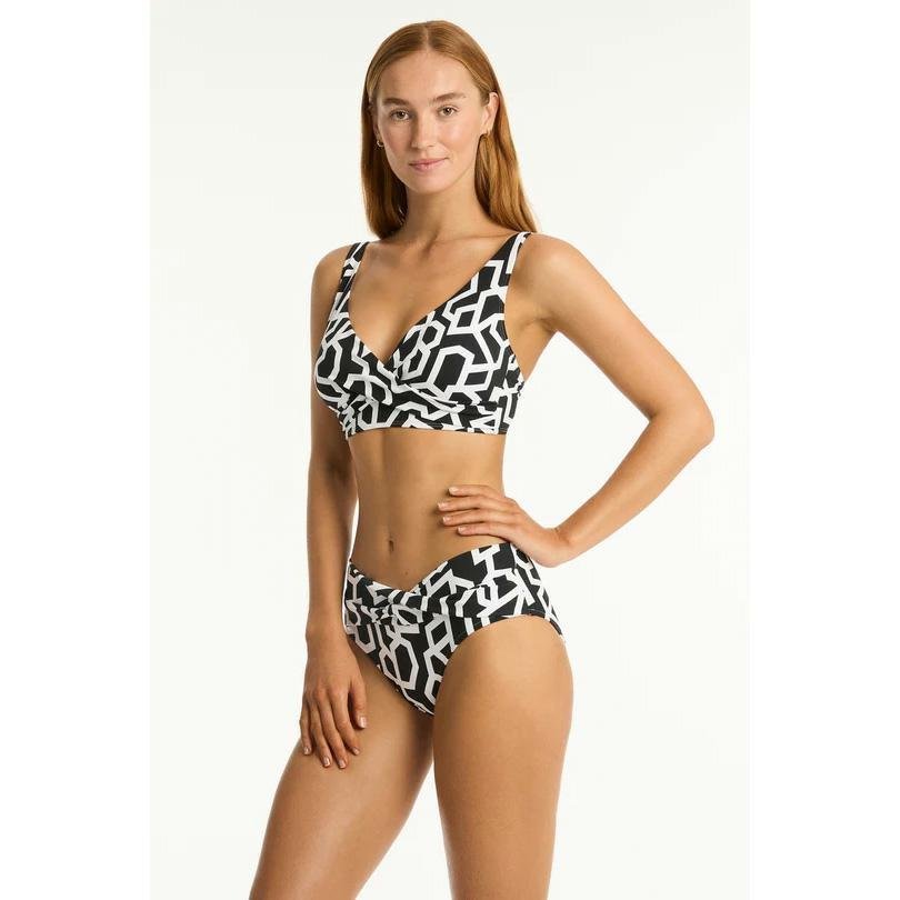 Sea Level Australia Deco Twist Band Mid Pant