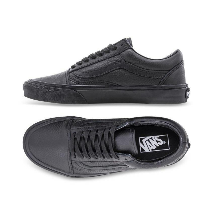 Vans Old Skool Leather - Black/Black
