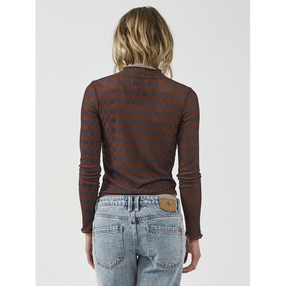Thrills Revel Mesh Turtleneck